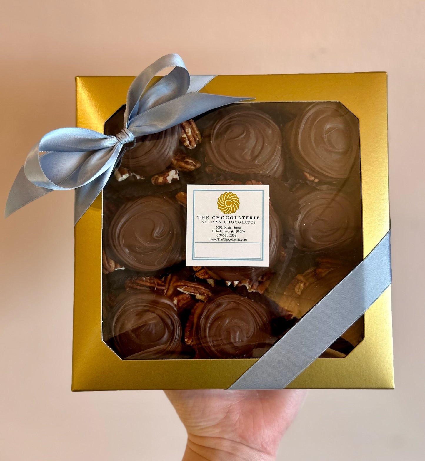 The Chocolaterie Pecan Turtle Gift Box