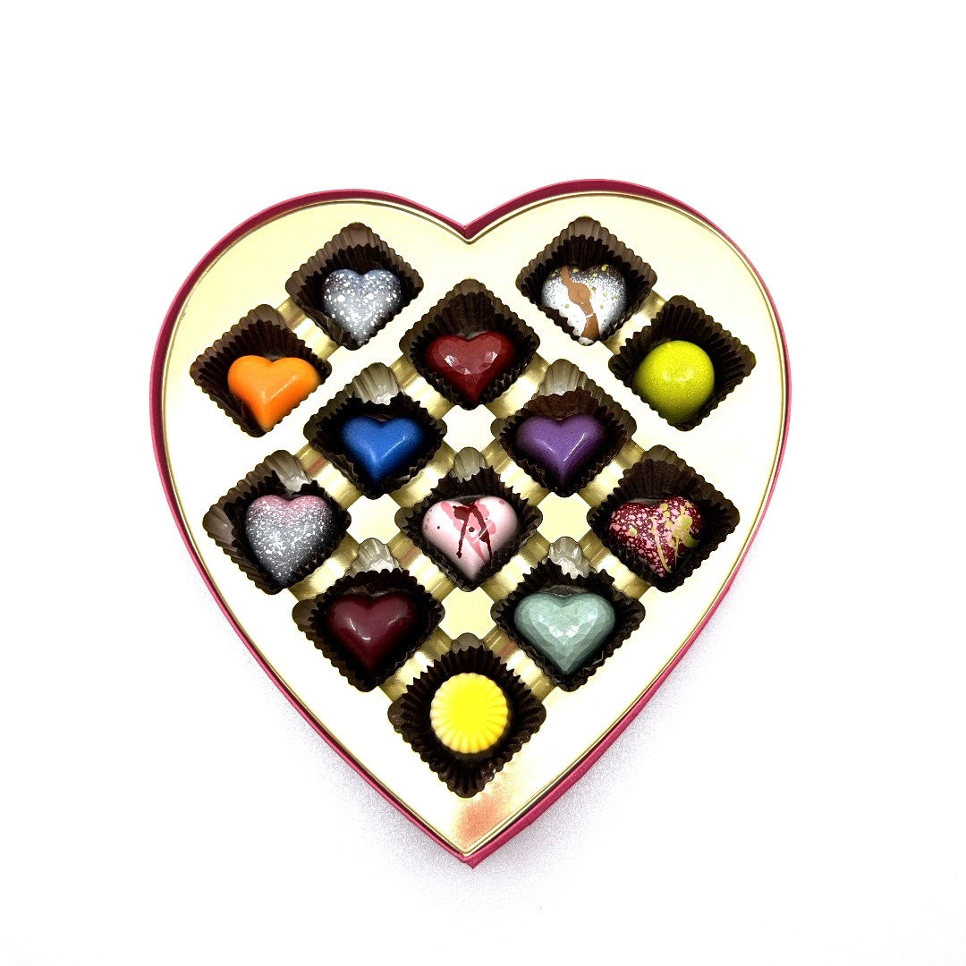 The Chocolaterie Signature 13 PC Heart Gift Box
