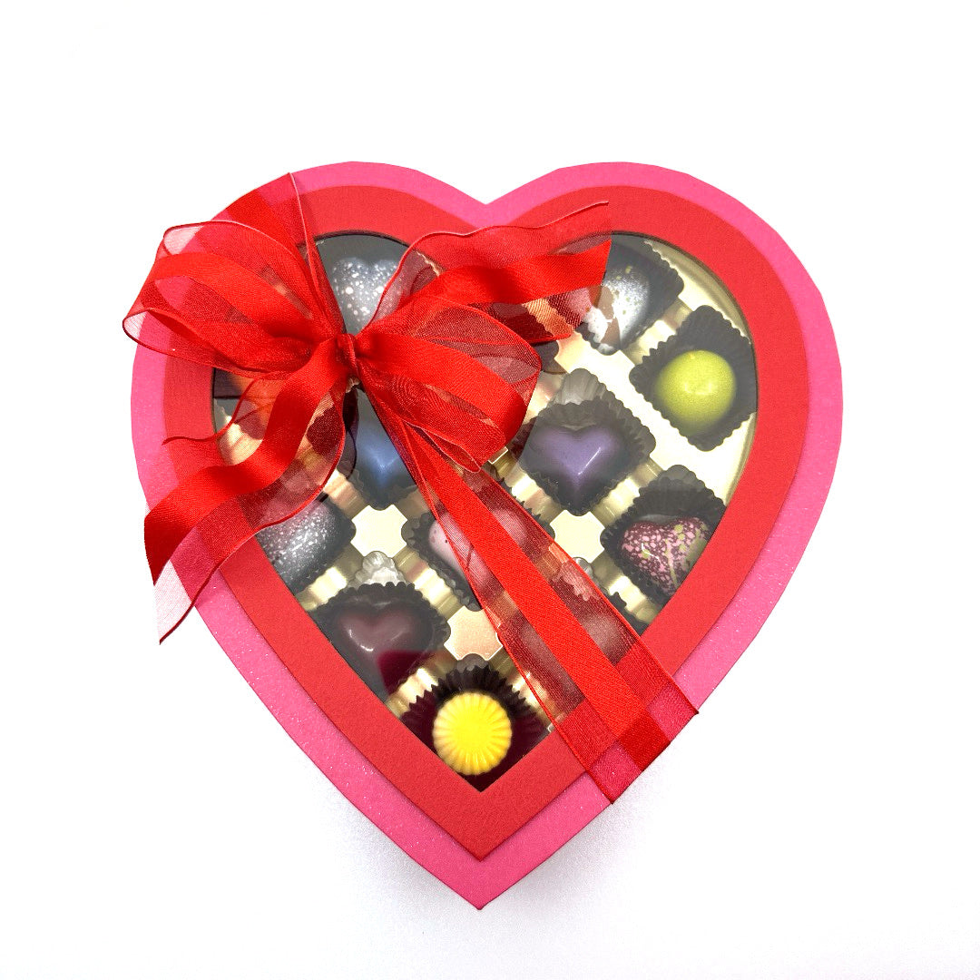 The Chocolaterie Signature 13 PC Heart Gift Box